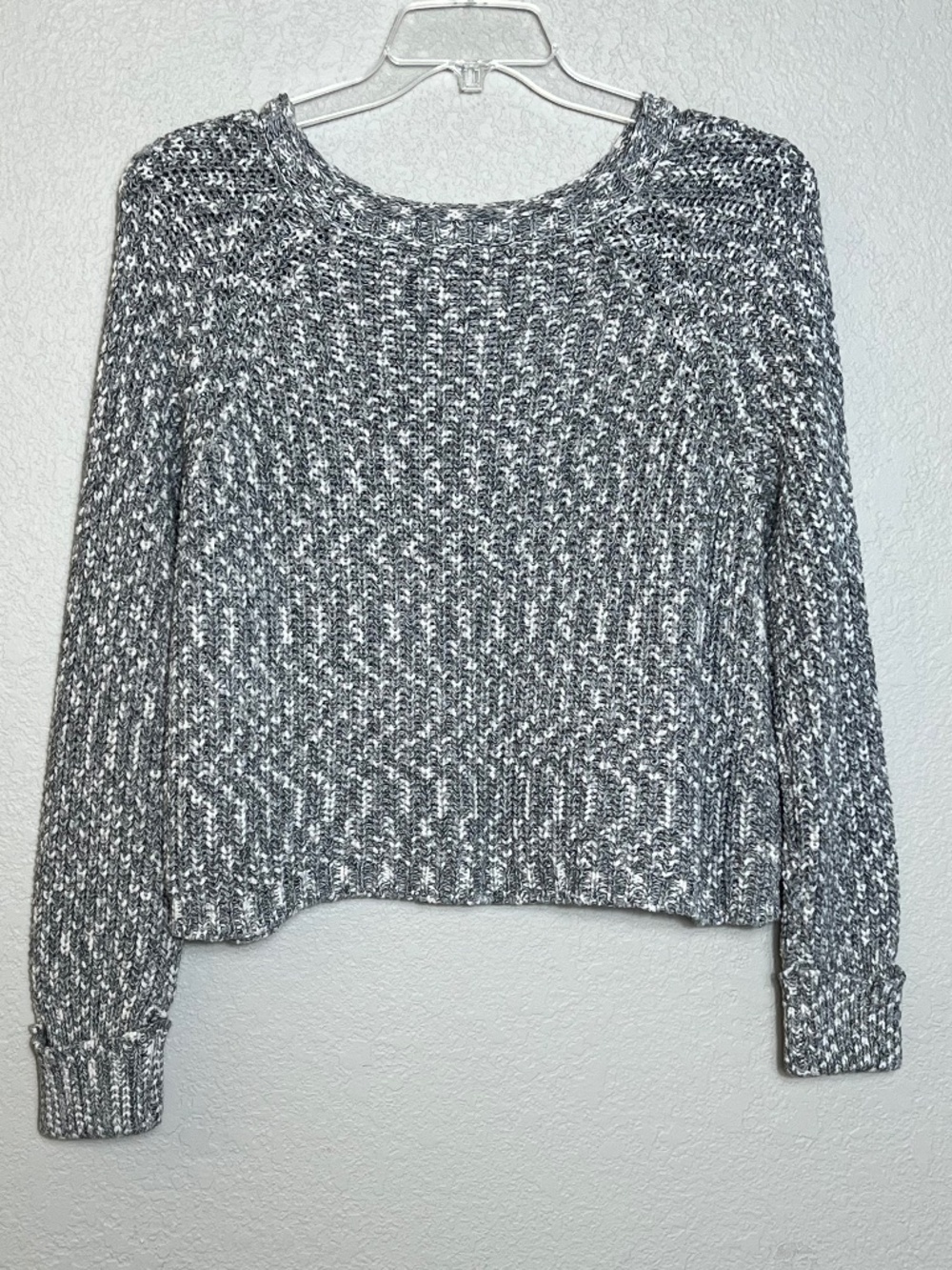 *FIRM PRICE* Free People Chunky Knit Marble Cotton Blend Sweater